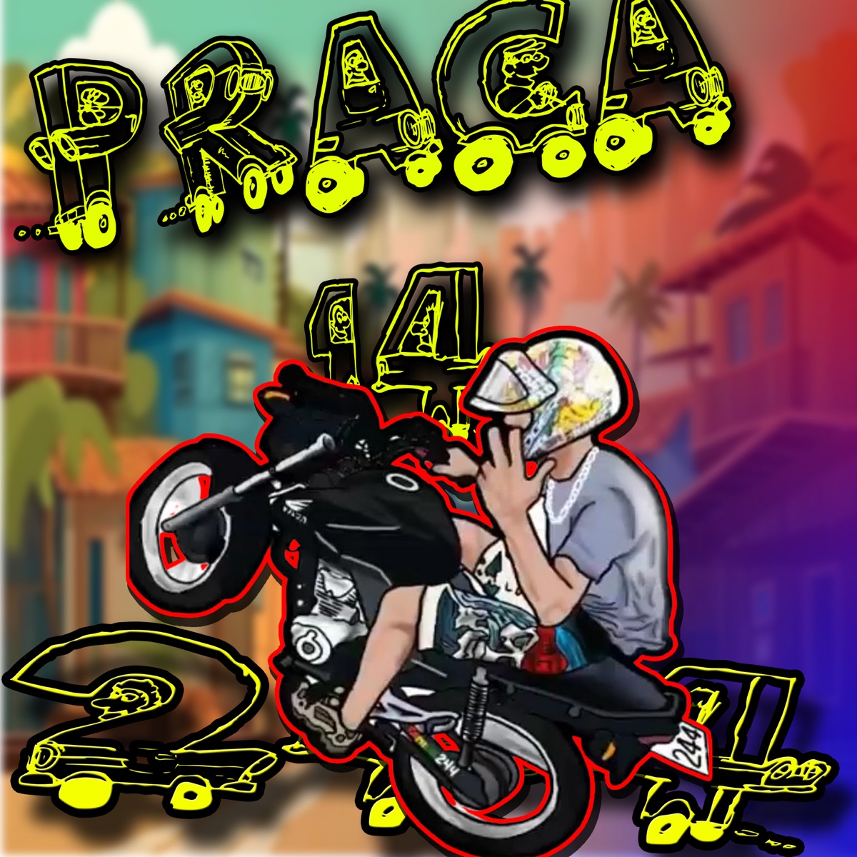 244 na Praça14 - Single by Menor Lh album cover