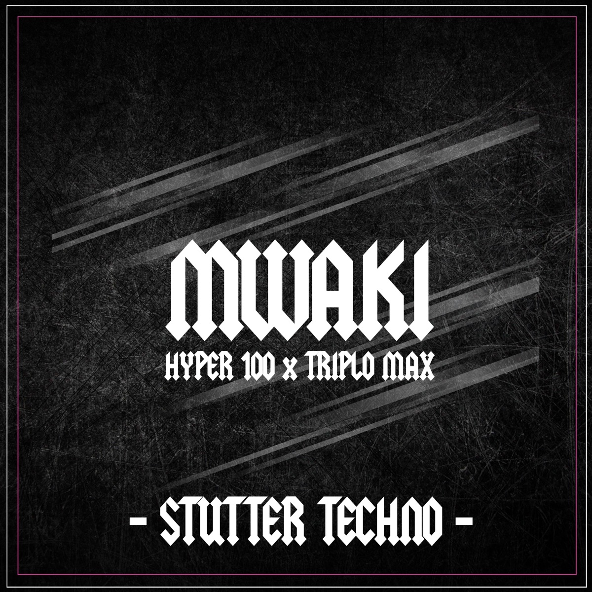 Mwaki (Techno) - Single by Hyper100 & Triplo Max album cover