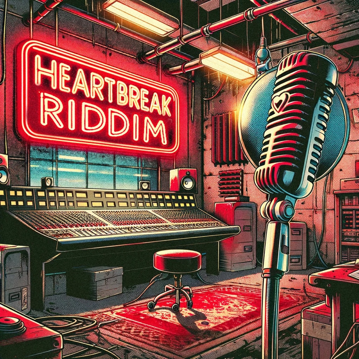Heartbreak Riddim - Single by Ricki Dhindsa & Kebi Dhindsa album cover