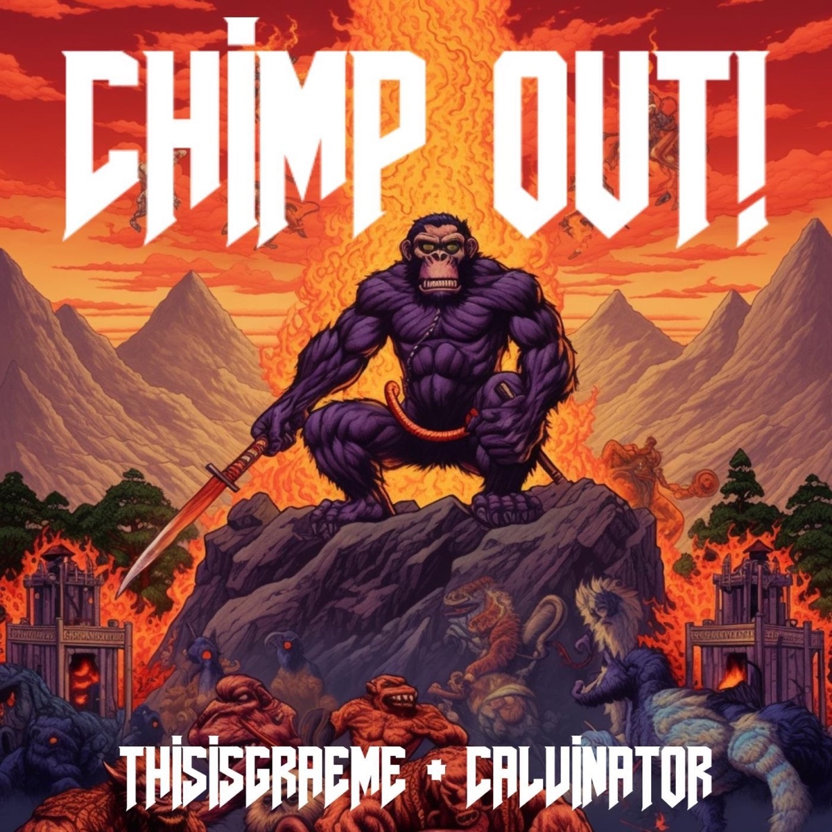 Chimp Out! - Single by Thisisgraeme & CALVINATOR album cover