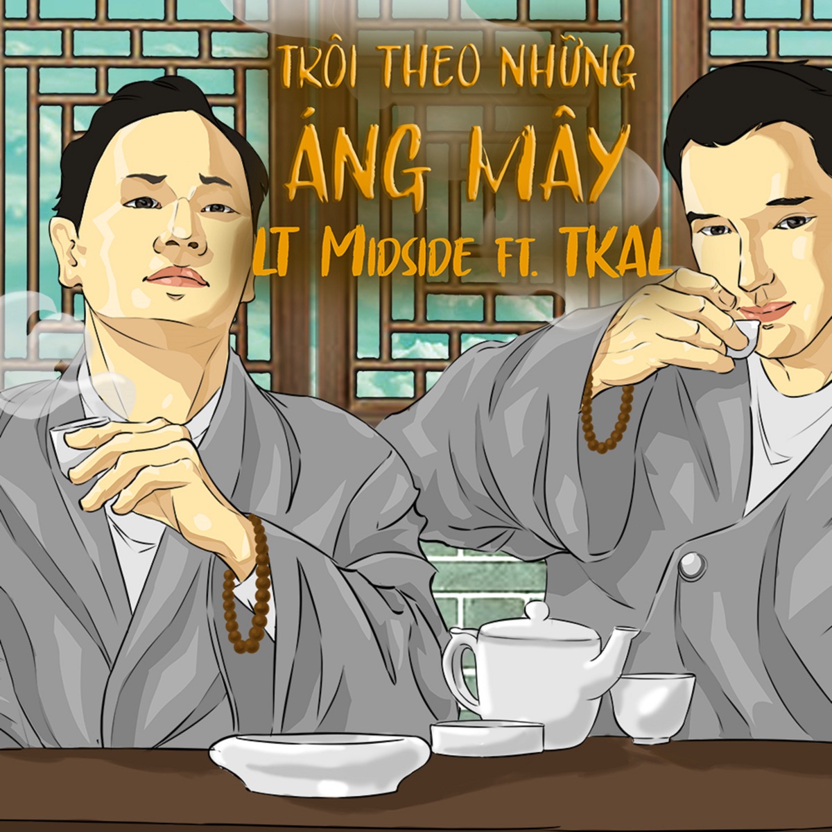 Trôi Theo Những Áng Mây (feat. Tkal) - Single by LT Midside album cover