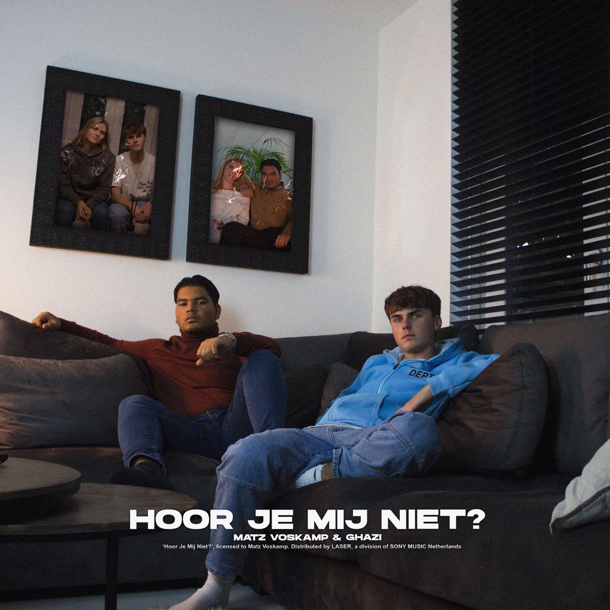 Hoor Je Mij Niet? - Single by Matz Voskamp & Ghazi album cover