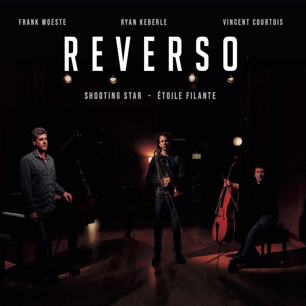 Reverso - Shooting Star by Frank Woeste, Vincent Courtois & Ryan Keberle album cover
