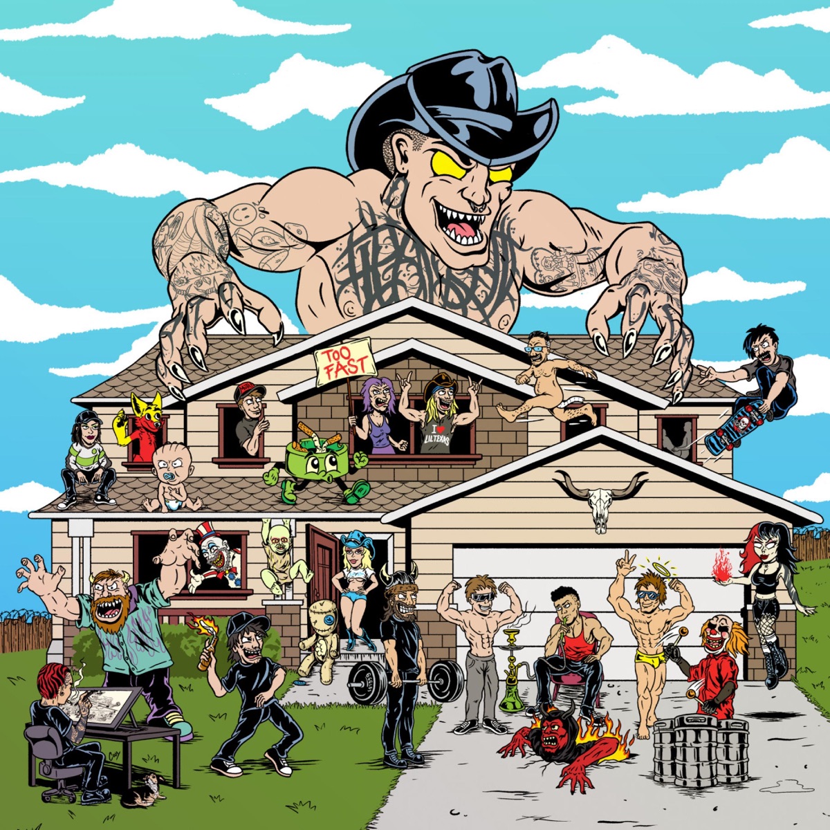 TOO FAST by Lil Texas album cover