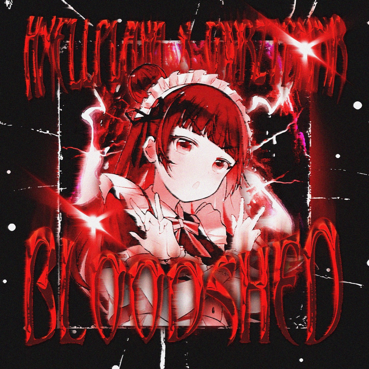 BLOODSHED - Single by HXELLPLAYA & GWRZTRMNR album cover