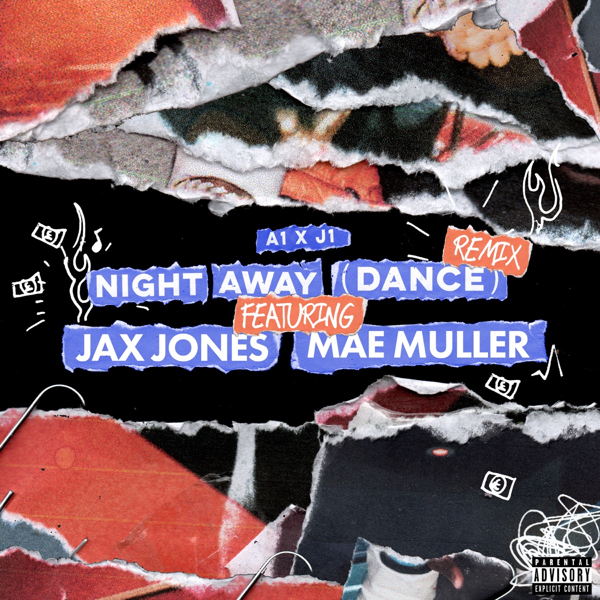 Night Away (Dance) [Jax Jones Remix] - Single by A1 x J1 & Mae Muller album cover
