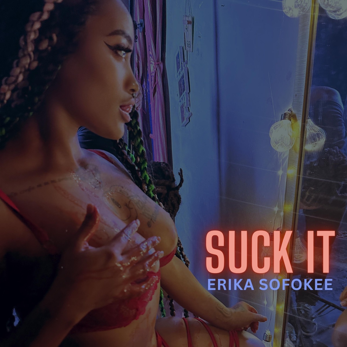 Suck It - Single by Erika Sofokee album cover