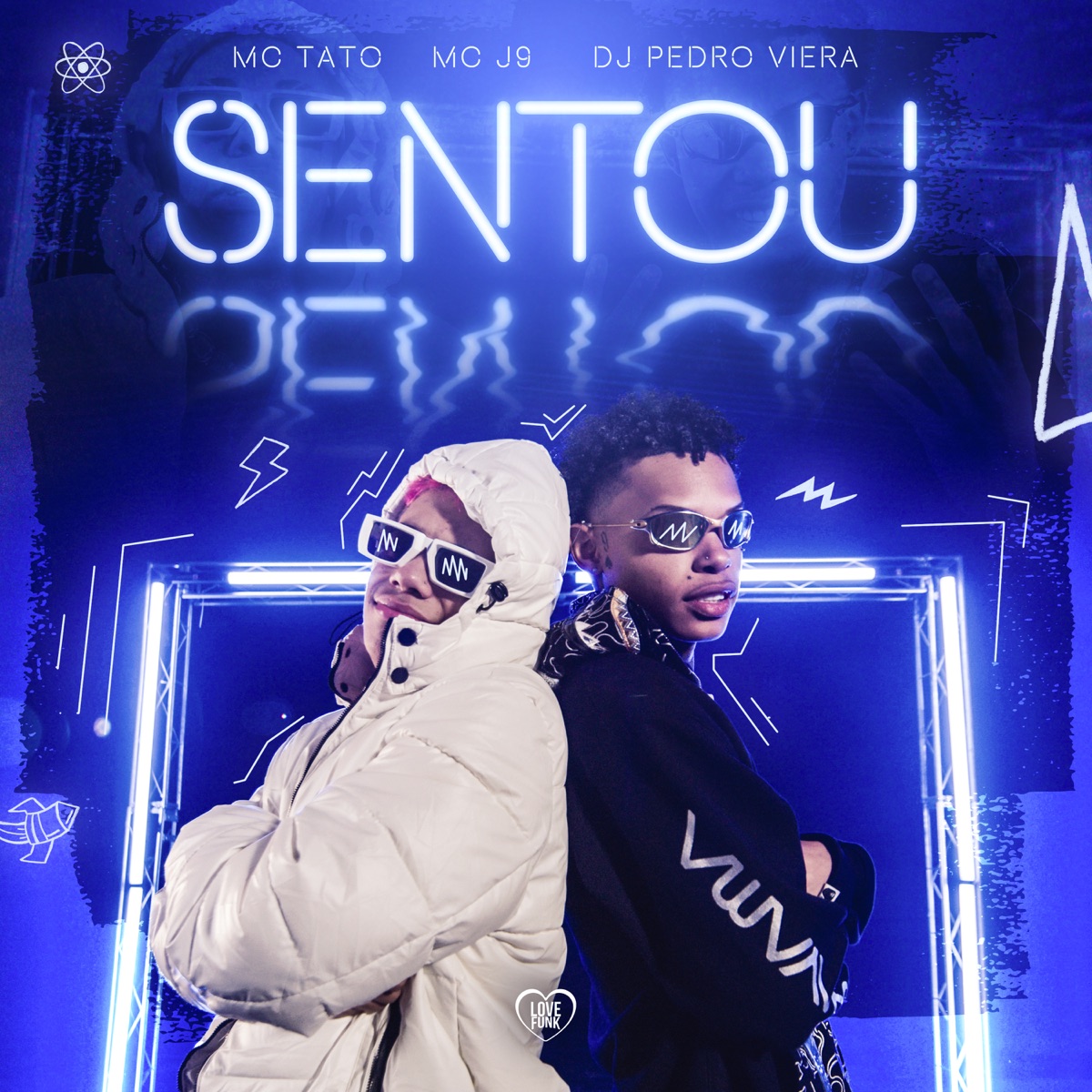 Sentou (feat. Love Funk) - Single by Mc Tato, Mc J9 & DJ Pedro Vieira album cover