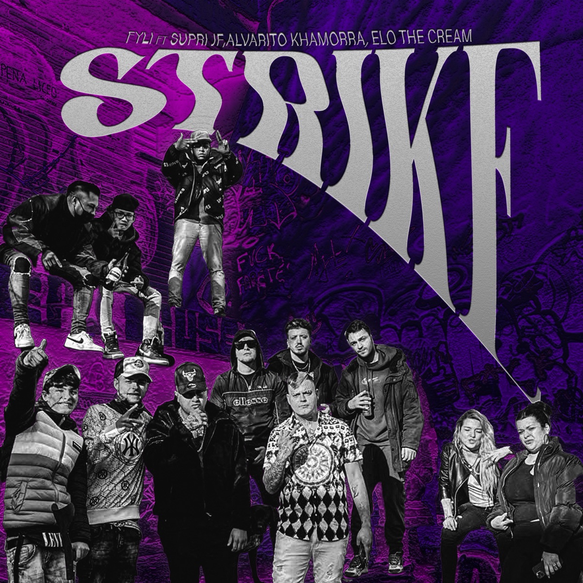 Strike (feat. Alvarito Khamorra, Elo The Cream & Supri JF) - Single by Fyli album cover