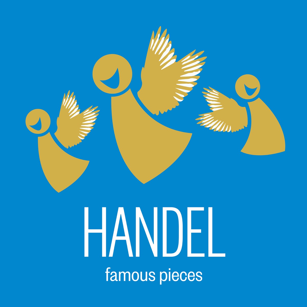 Handel: Famous Pieces by Akademie für Alte Musik Berlin, Bernhard Forck, B'Rock Orchestra, Dmitry Sinkovsky, La Nuova Musica, David Bates, Magdalena Kožená & Francesca Aspromonte album cover