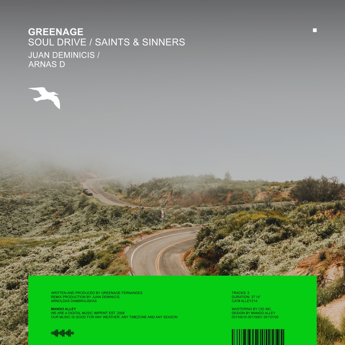 Soul Drive / Saints & Sinners by Greenage, Juan Deminicis & Arnas D album cover