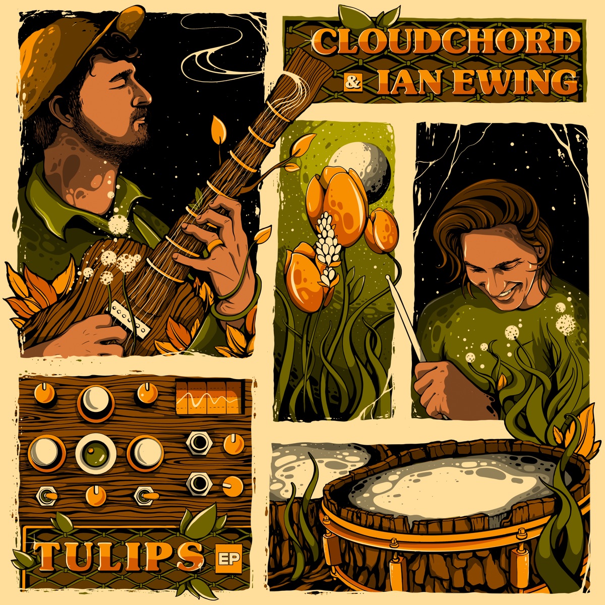 Tulips - EP by Cloudchord & Ian Ewing album cover