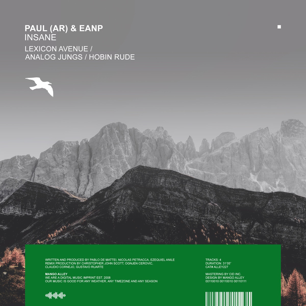 Insane by Paul (AR), EANP & Lexicon Avenue album cover