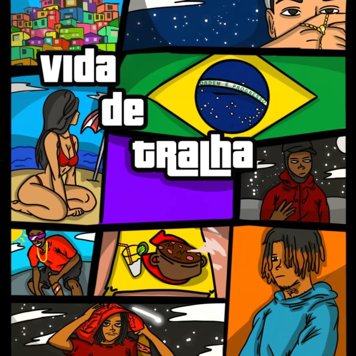 VIDA DE TRALHA - Single by PH51, DORNELLYS & DAMARKOLA album cover