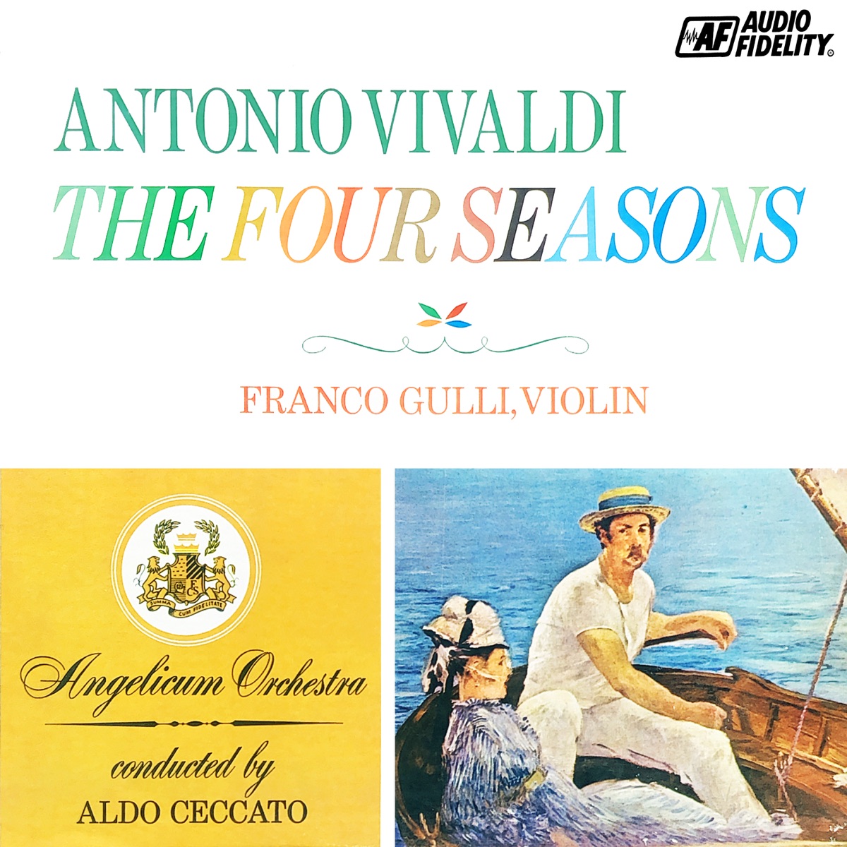 The Four Seasons by Franco Gulli, Angelicum Orchestra & Aldo Ceccato album cover