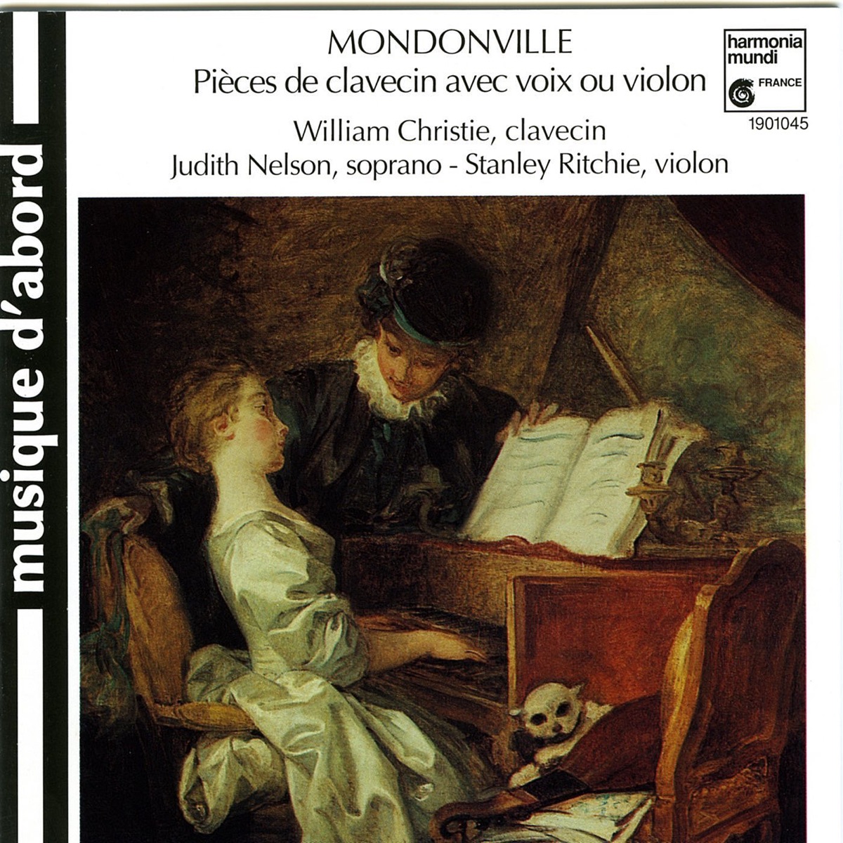 Mondonville: Pièces de clavecin, Op. 5 by Stanley Ritchie, William Christie & Judith Nelson album cover