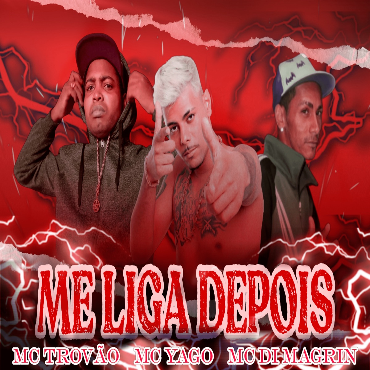 Me Liga Depois (feat. Mc Yago) - Single by MC Di Magrin & MC Trovão album cover