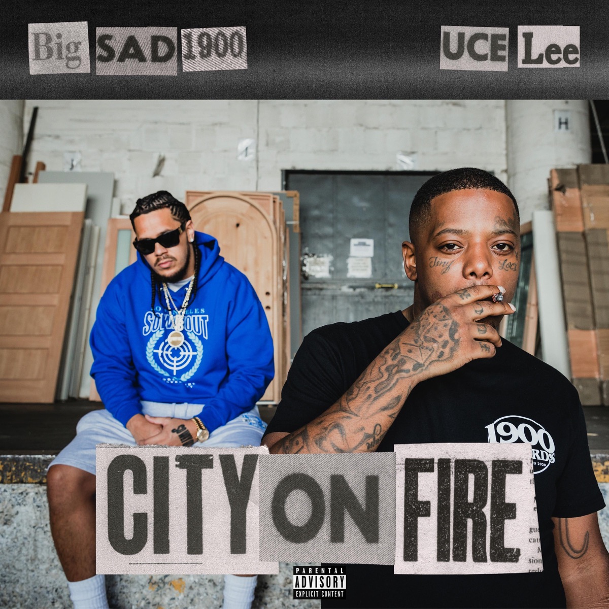 City On Fire by Big Sad 1900 & Uce Lee album cover