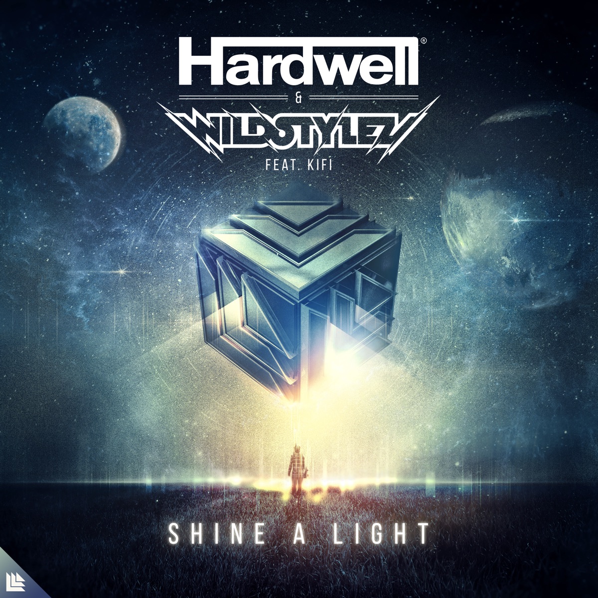 Shine a Light (feat. KiFi) - Single by Hardwell & Wildstylez album cover