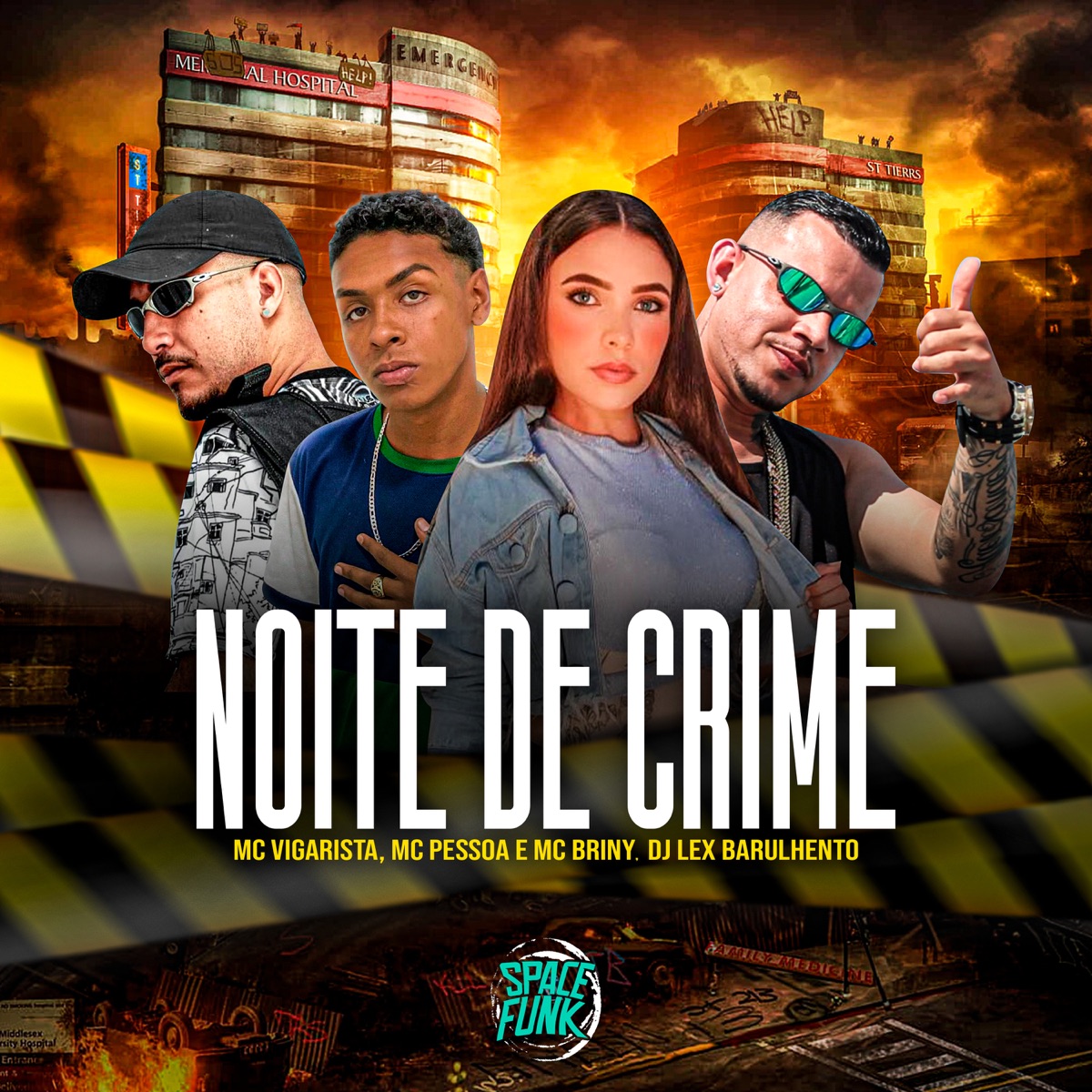 Noite de Crime (feat. Mc Briny) - Single by Dj Lex Barulhento, MC Pessoa & Mc Vigarista album cover
