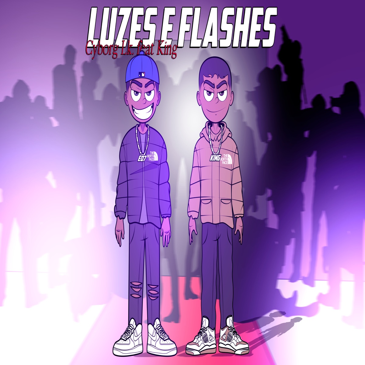 Luzes e Flashes - Single by CyborgLk 7️⃣ & O King album cover