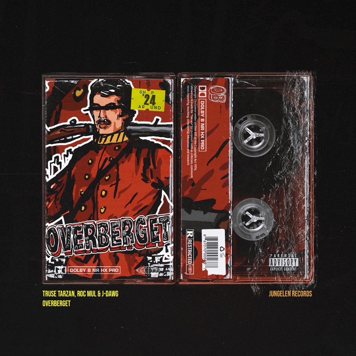 Overberget - Single by Truse Tarzan, J-Dawg & Roc Mul album cover