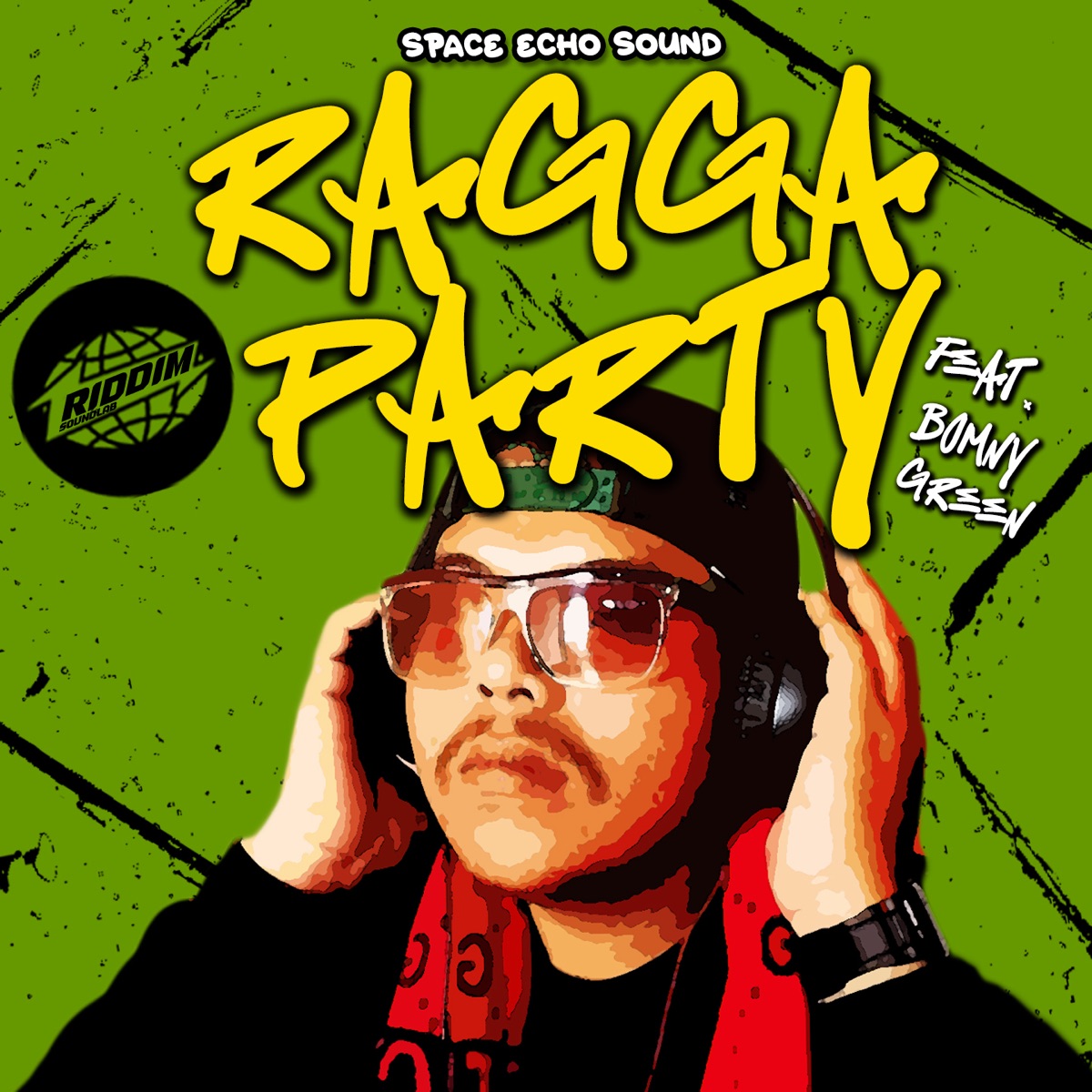 RAGGA PARTY (feat. BOMBYGREEN) - Single by Space Echo Sound album cover