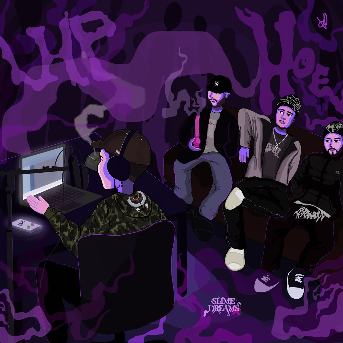 HOE (feat. SLIME DREAMS) - Single by Hp, FROST & Gerber album cover