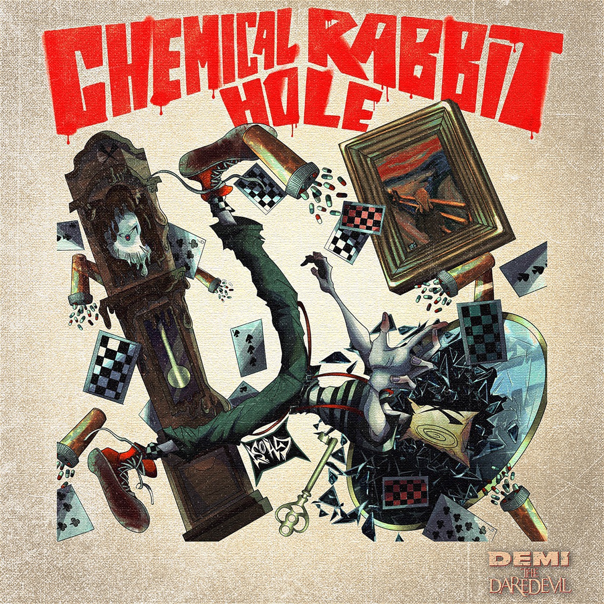 Chemical Rabbit Hole - Single by Demi the Daredevil & kroh album cover