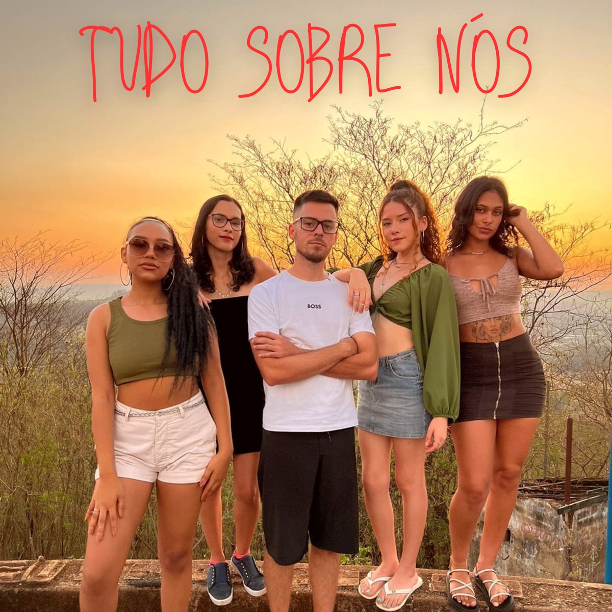 Tudo Sobre Nós (feat. Higordegrandi) - Single by Maetê Machado, Carol Santos, Ana Luiza & Laura Valentte album cover