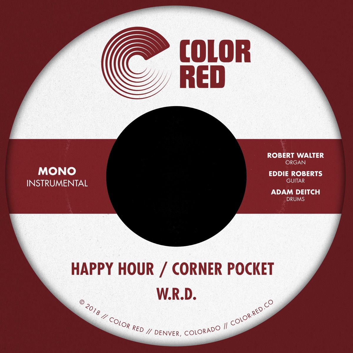 Happy Hour / Corner Pocket (feat. Robert Walter, Adam Deitch & Eddie Roberts) - Single by WRD Trio album cover