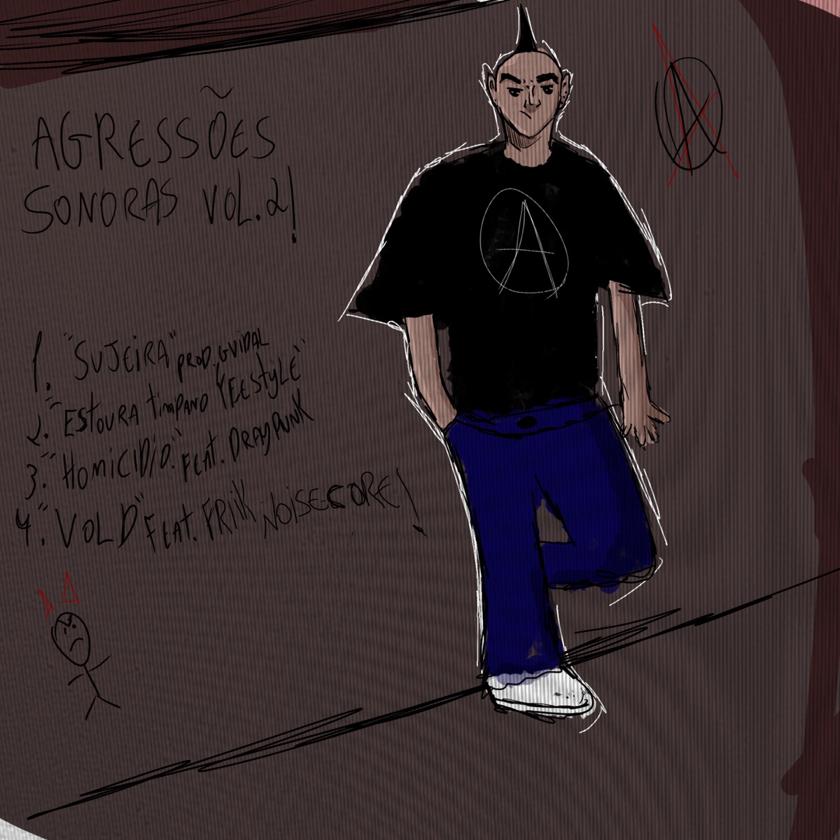 Agressões Sonoras Vol.2 - EP by Guizxn album cover