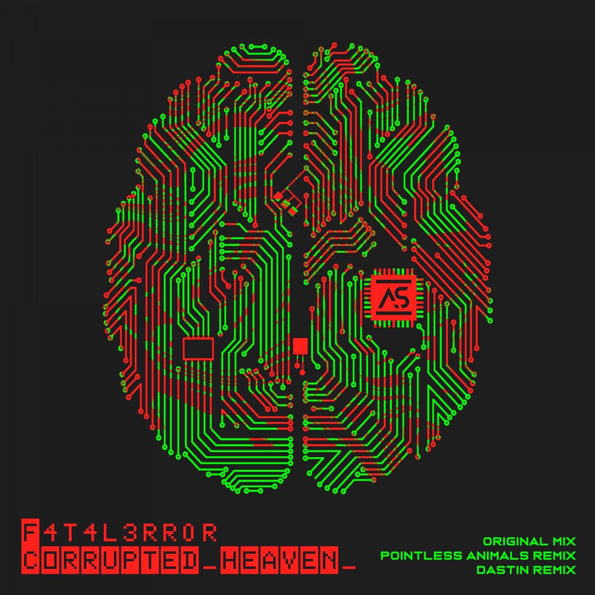 Corrupted Heaven by F4T4L3RR0R, Dastin & Pointless Animals album cover