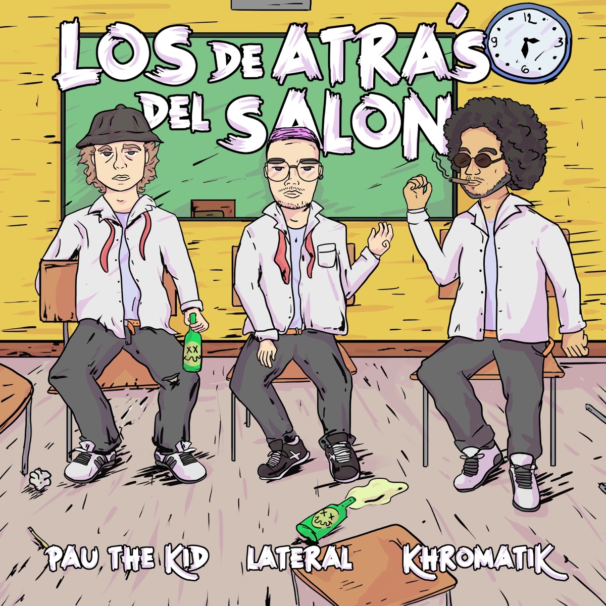 Los de Atrás del Salón - Single by Pau The Kid, Lateral & Khromatik album cover