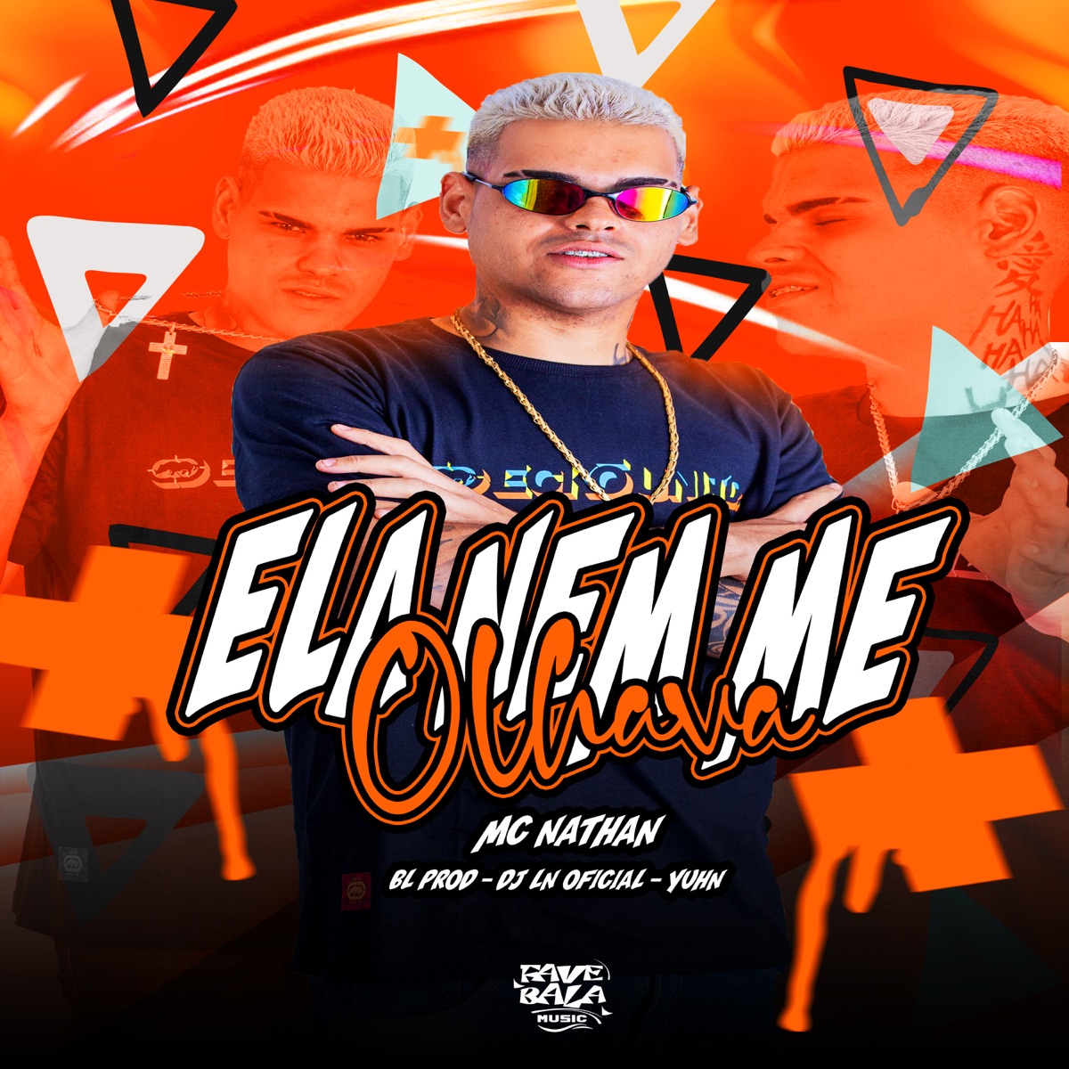 Ela Nem Me Olhava - Single by BL PROD, mc nathan, DJ LN OFICIAL & Yuhn album cover