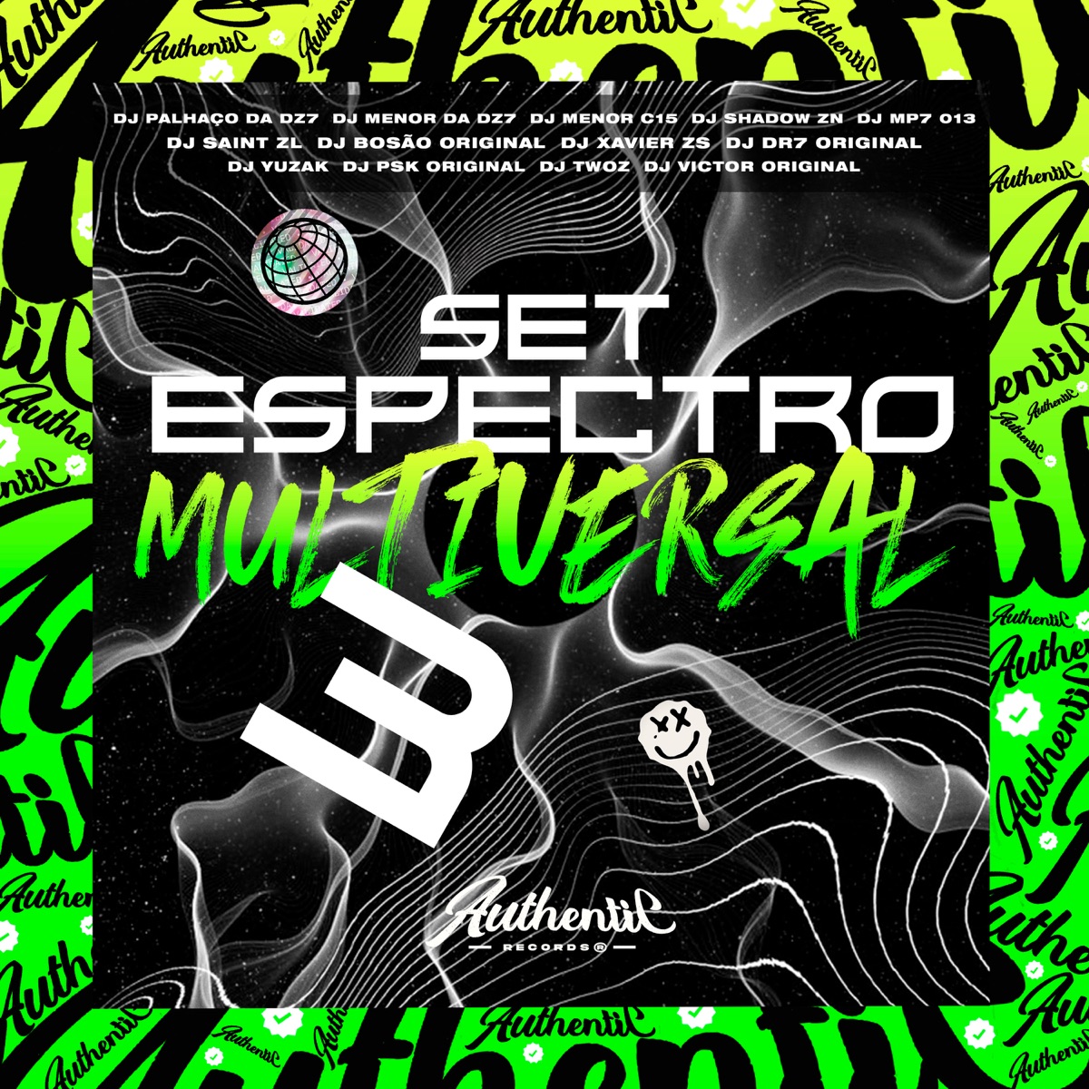 Set Espectro Multiversal 3 (feat. DJ Twoz, DJ Menor da DZ7, DJ SHADOW ZN, DJ YUZAK, DJ XAVIER ZS, DJ PALHAÇO DA DZ7, DJ SAINT ZL, DJ PSK ORIGINAL & DJ MENOR C15) - EP by DJ MP7 013, DJ VICTOR ORIGINAL, DJ DR7 ORIGINAL & dj Bosão original album cover