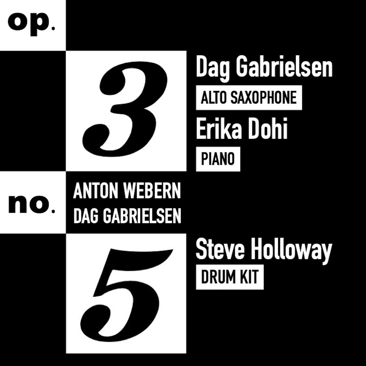 Op. 3, No. 5 (feat. Erika Dohi & Steve Holloway) - Single by Dag Gabrielsen album cover