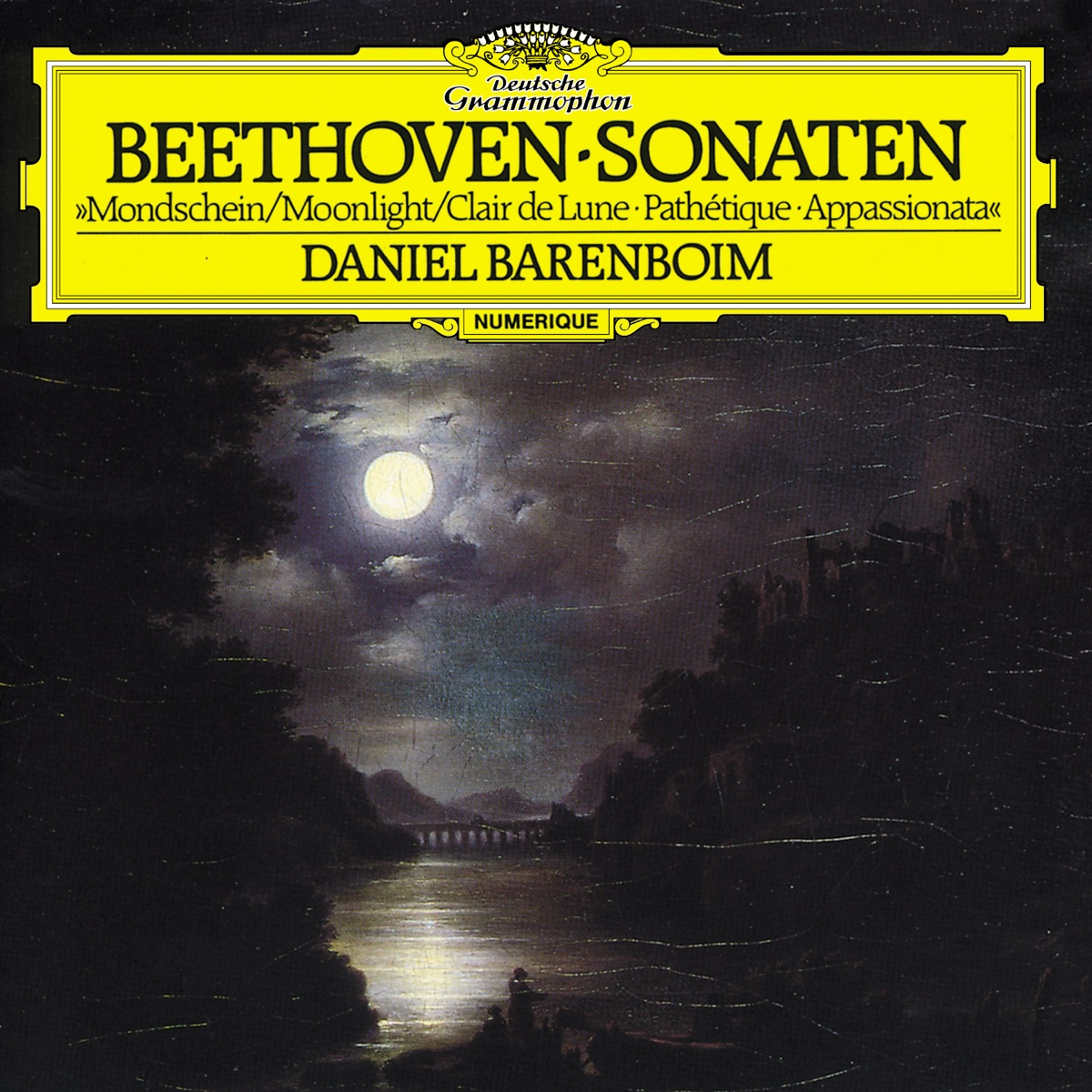 Beethoven: Piano Sonatas (Moonlight, Pathétique & Appassionata) by Daniel Barenboim album cover