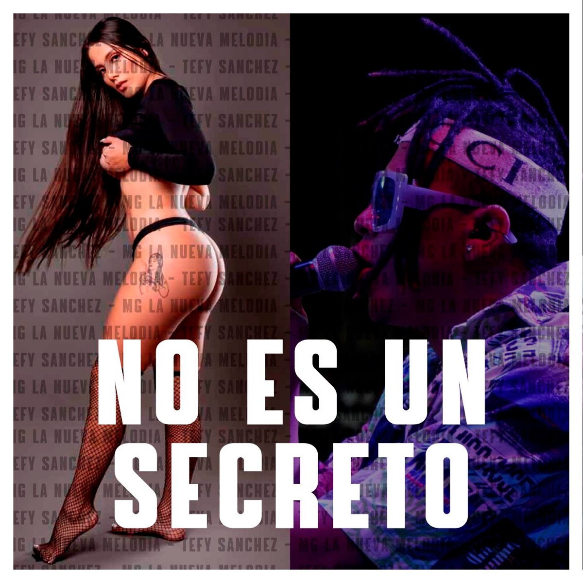 No Es Un Secreto (feat. Pablo Toscano) - Single by MG La Nueva Melodia, Mc Tana & Tefy Sánchez album cover
