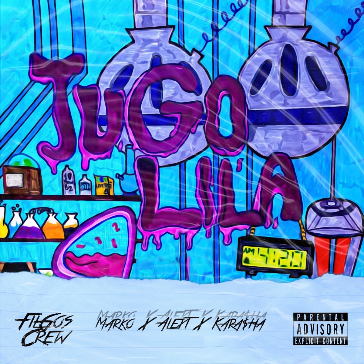 Jugo Lila - Single by Filgos Crew, Marko, Alex.T & Kara$ha album cover