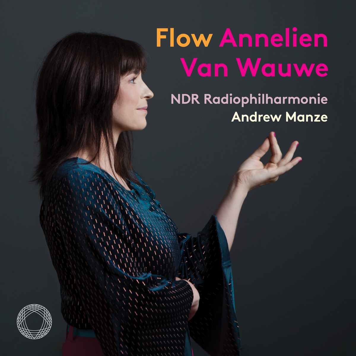FLOW - Mozart & Henderickx Clarinet Concertos by Annelien van Wauwe, NDR Radiophilharmonie & Andrew Manze album cover