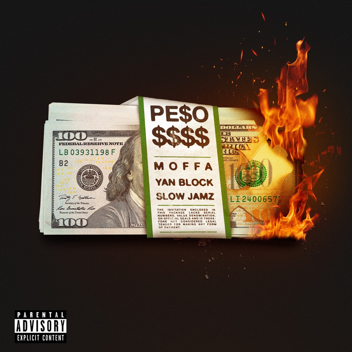 PE$O - Single by Moffa, Yan Block & Slow Jamz album cover