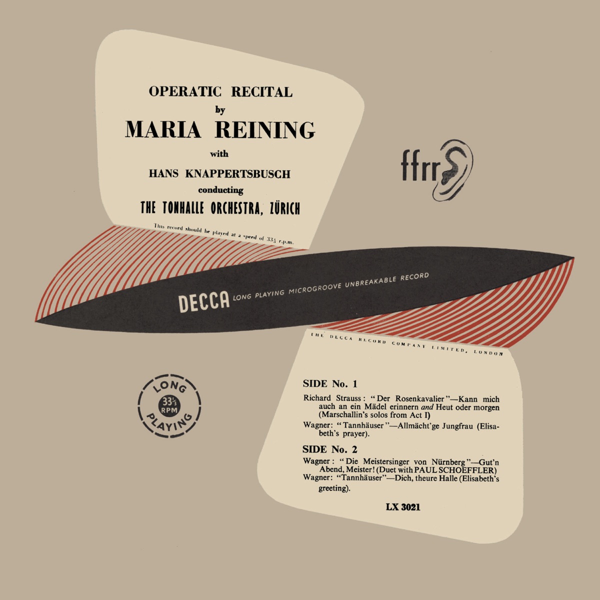 Wagner and Strauss Recital (Hans Knappertsbusch - The Opera Edition: Volume 9) by Maria Reining, Paul Schöffler, Tonhalle-Orchester Zürich & Hans Knappertsbusch album cover