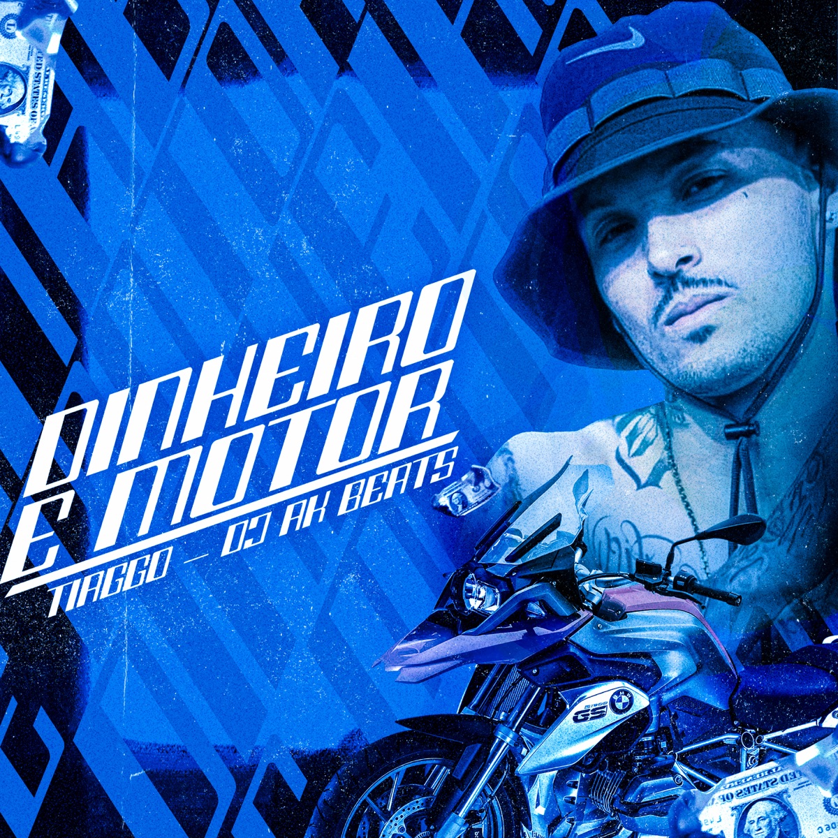Dinheiro e Motor - Single by Tiaggo & Dj AK Beats album cover