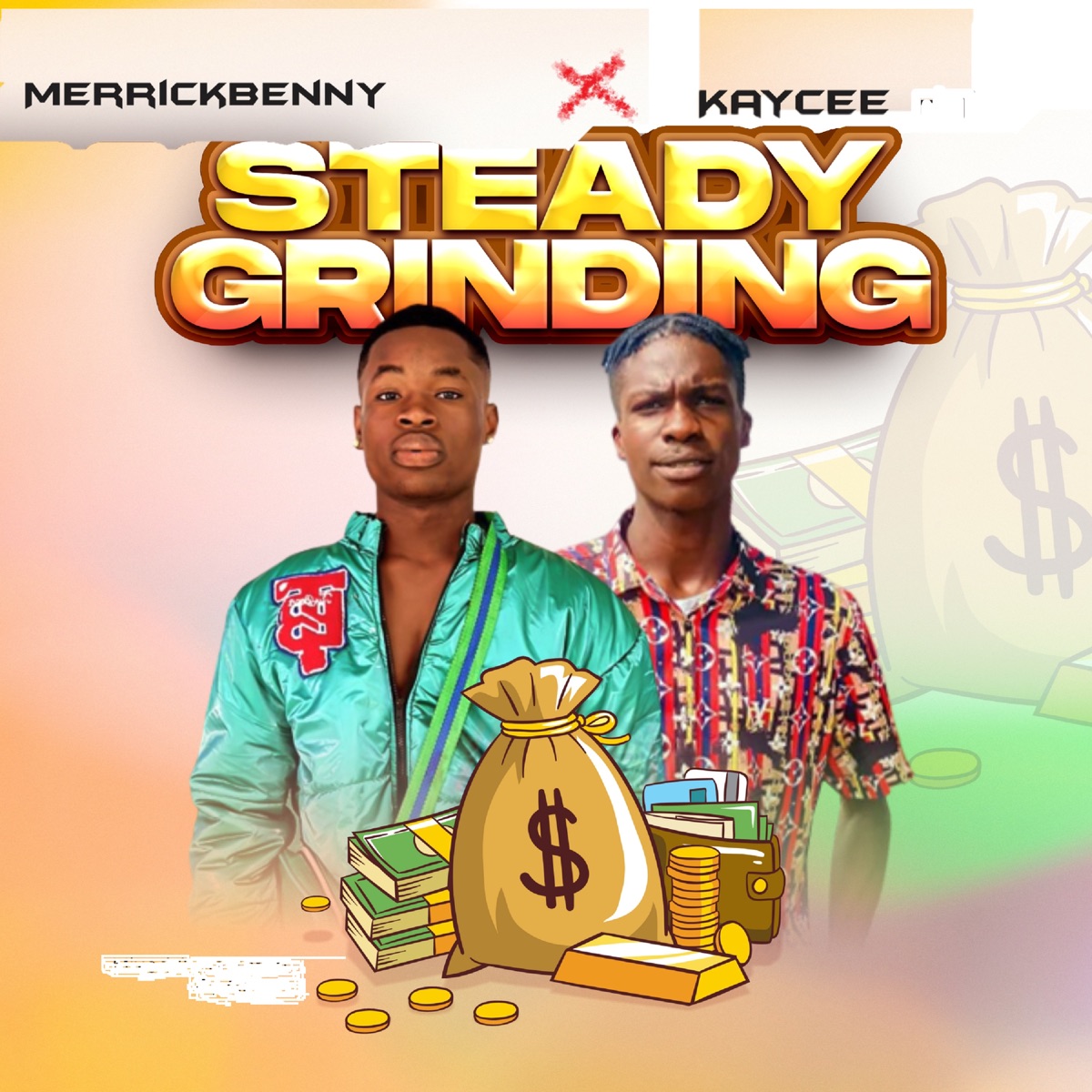 Steady Grinding - Single by MerrickBenny & Kaycee album cover