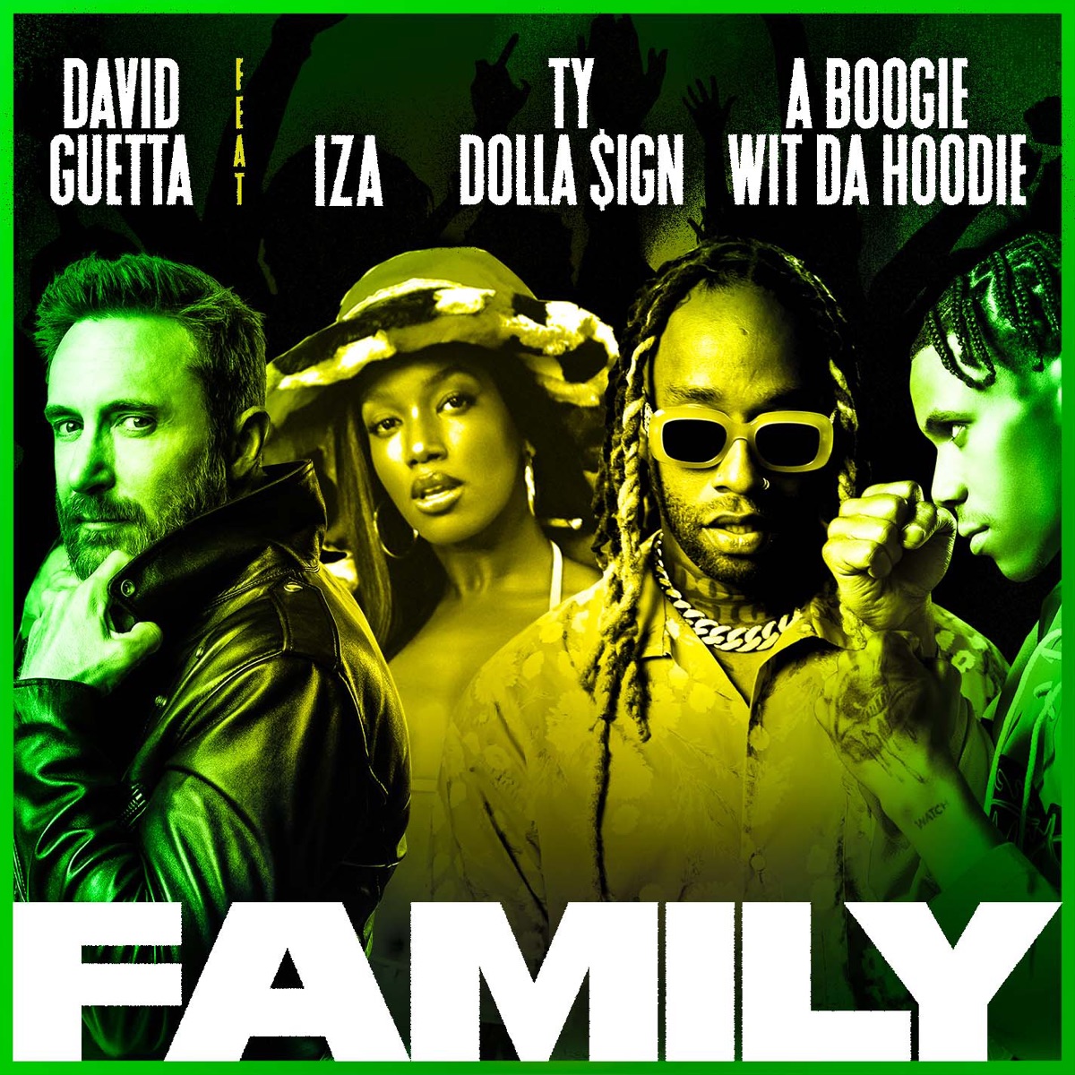 Family (feat. IZA, Ty Dolla $ign & A Boogie Wit da Hoodie) - Single by David Guetta album cover artwork