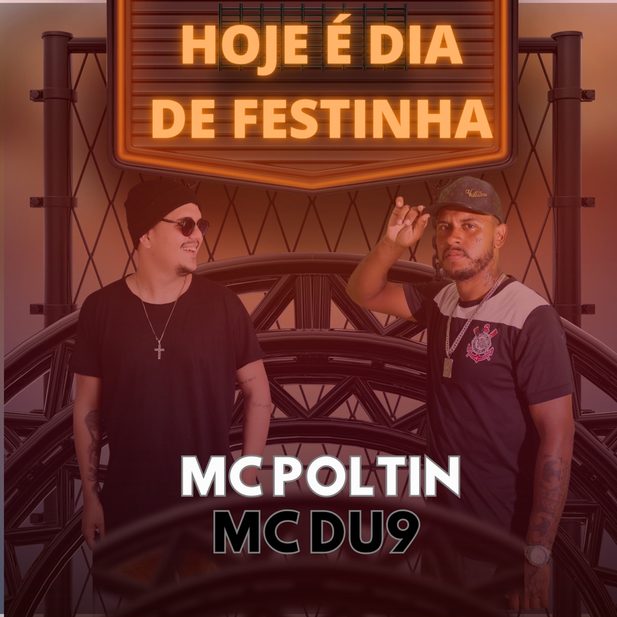 Hoje É Dia de Festinha (feat. CasLv) - Single by MC DU9 & MC Poltin album cover