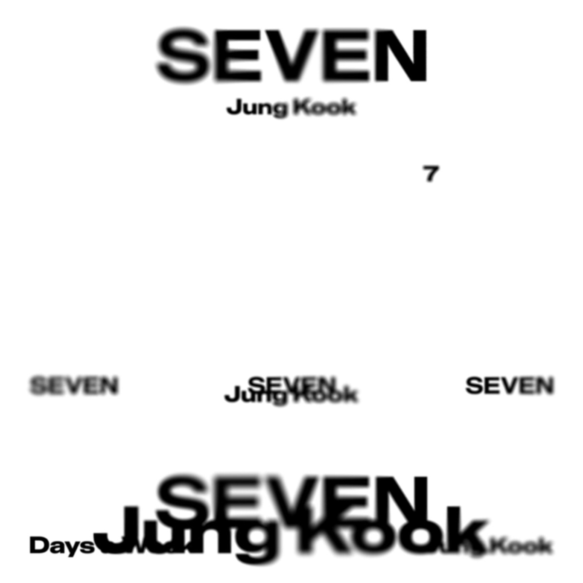 Seven - Single by Jung Kook & Latto album cover
