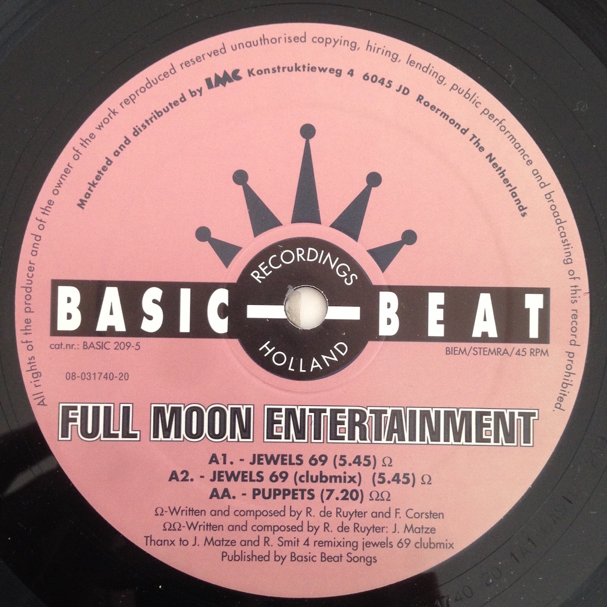 Jewels 69 - Single by Full Moon Entertainment album cover