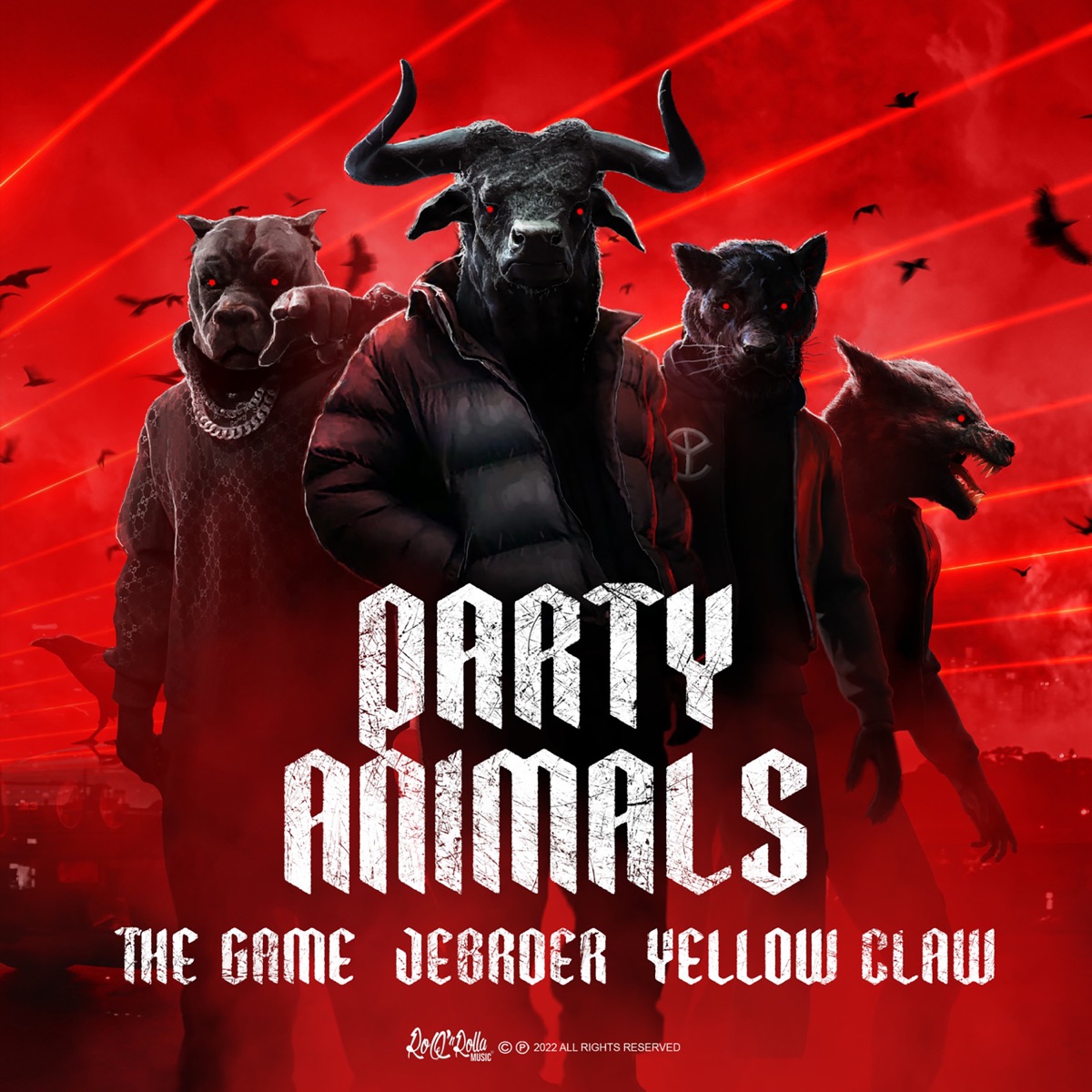 Party Animals (feat. The Game) - Single by Jebroer & Yellow Claw album cover